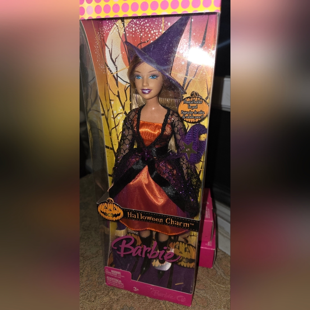 Barbie Halloween Charm Enchanted Witch Costume 2006- Black and Orange